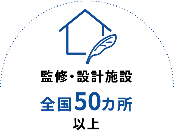 監修・設計施設 全国50箇所以上